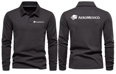 MEXICO AIRLINES LONG SLEEVE  POLO